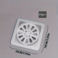 Self-Adhesive Drain Hair Catcher | Anti-Clog Floor Drain Filter Mesh