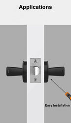 RAYKUBE M5 Smart Fingerprint Door Lock with Tuya App, Password, IC Card & Key Access