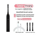 Electric Ultrasonic Toothbrush – USB Rechargeable | 6 Cleaning Modes | Waterproof | Couple Set