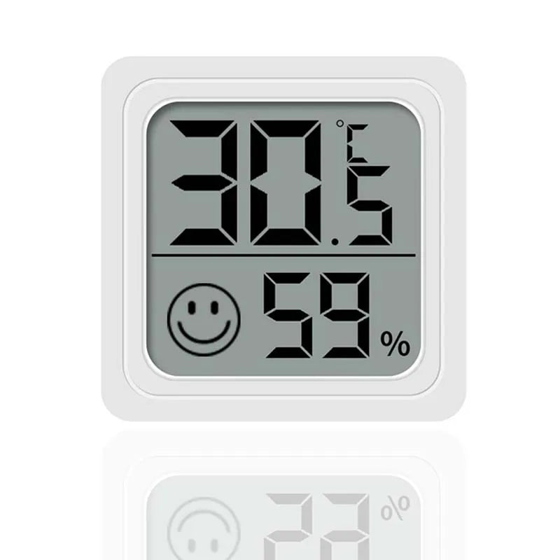 LCD Digital Thermometer & Hygrometer – Indoor Temperature & Humidity Monitor for Home