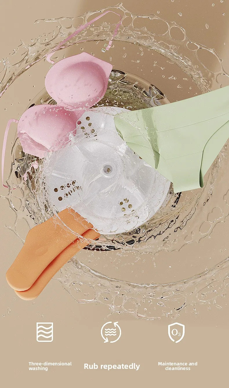 Mini Washing Machine Portable for Delicates & Baby Clothes