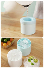 Silicone Round Ice Cube Maker & Ice Bucket – DIY Freezer Ice Mold with Lid