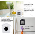 LCD Digital Thermometer & Hygrometer – Indoor Temperature & Humidity Monitor for Home