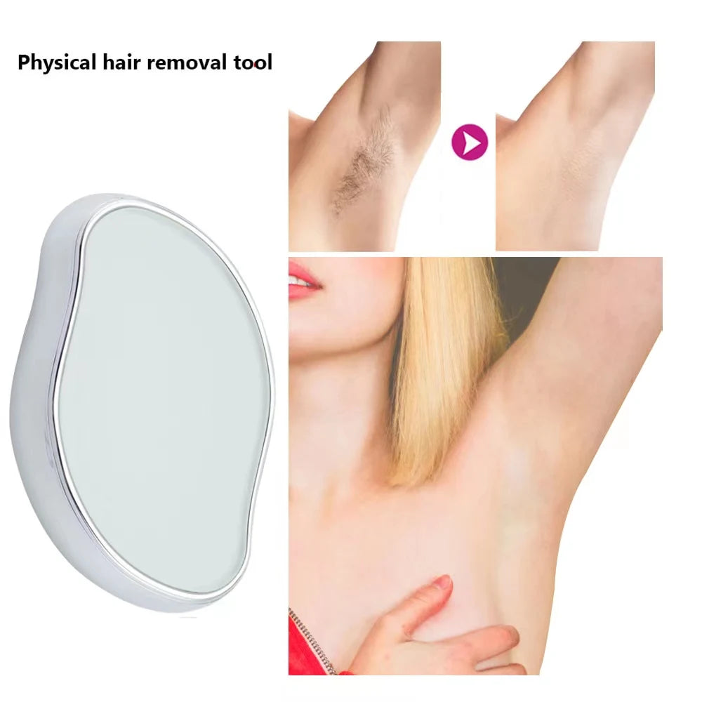 Reusable Crystal Hair Remover | Gentle Hair Removal & Skin Exfoliating Tool