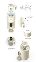Premium 3.8L Turkish Electric Samovar Tea Maker | Stainless Steel Tea Kettle